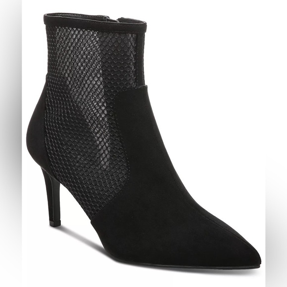 NEW Alfani Women's Jamari Black Mesh Booties Size 8M - Picture 2 of 14